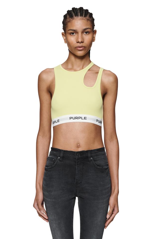 Rib Cut Out Bralette Female Product Image