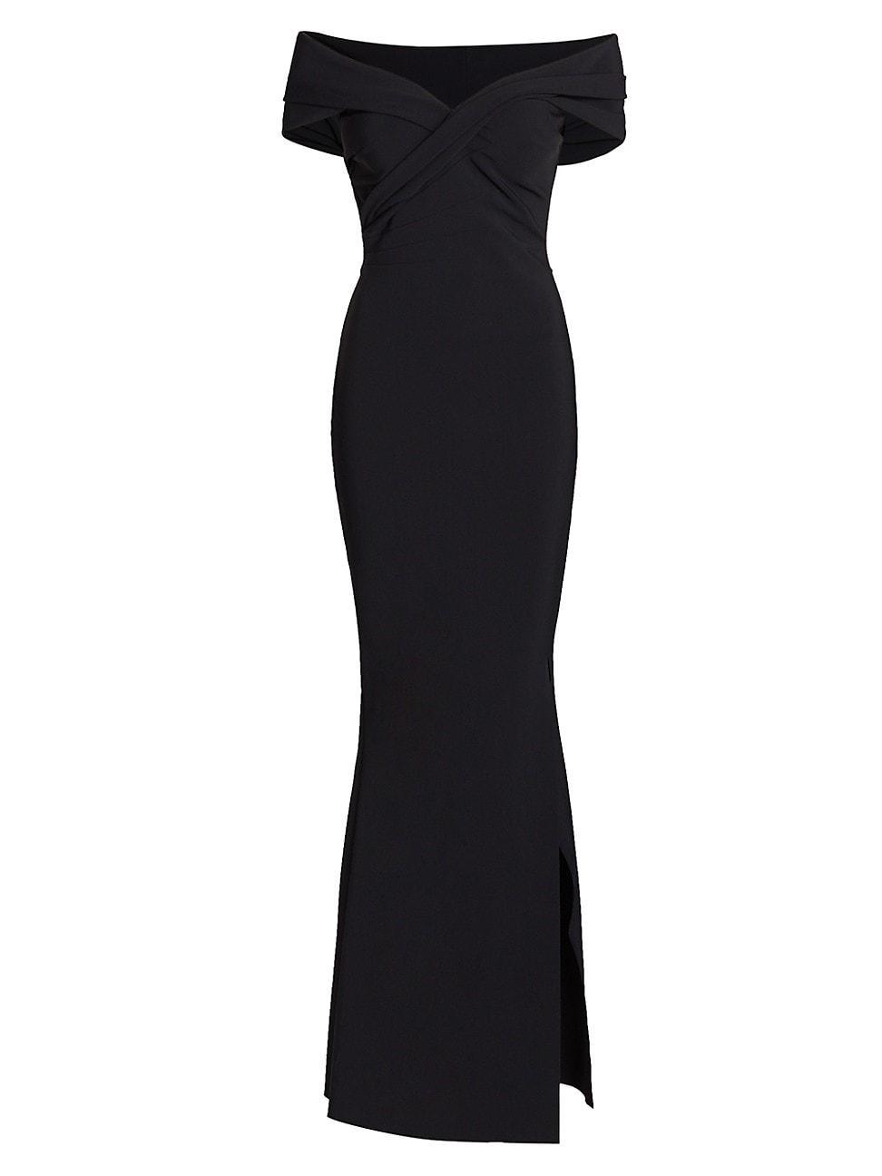 Womens Stretch Jersey Fishtail Gown Product Image