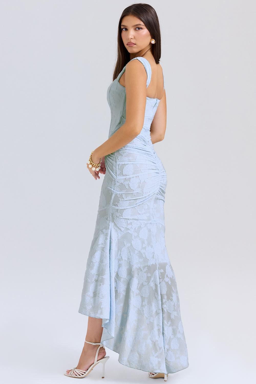 Cesca Bluebell Floral Maxi Dress Product Image