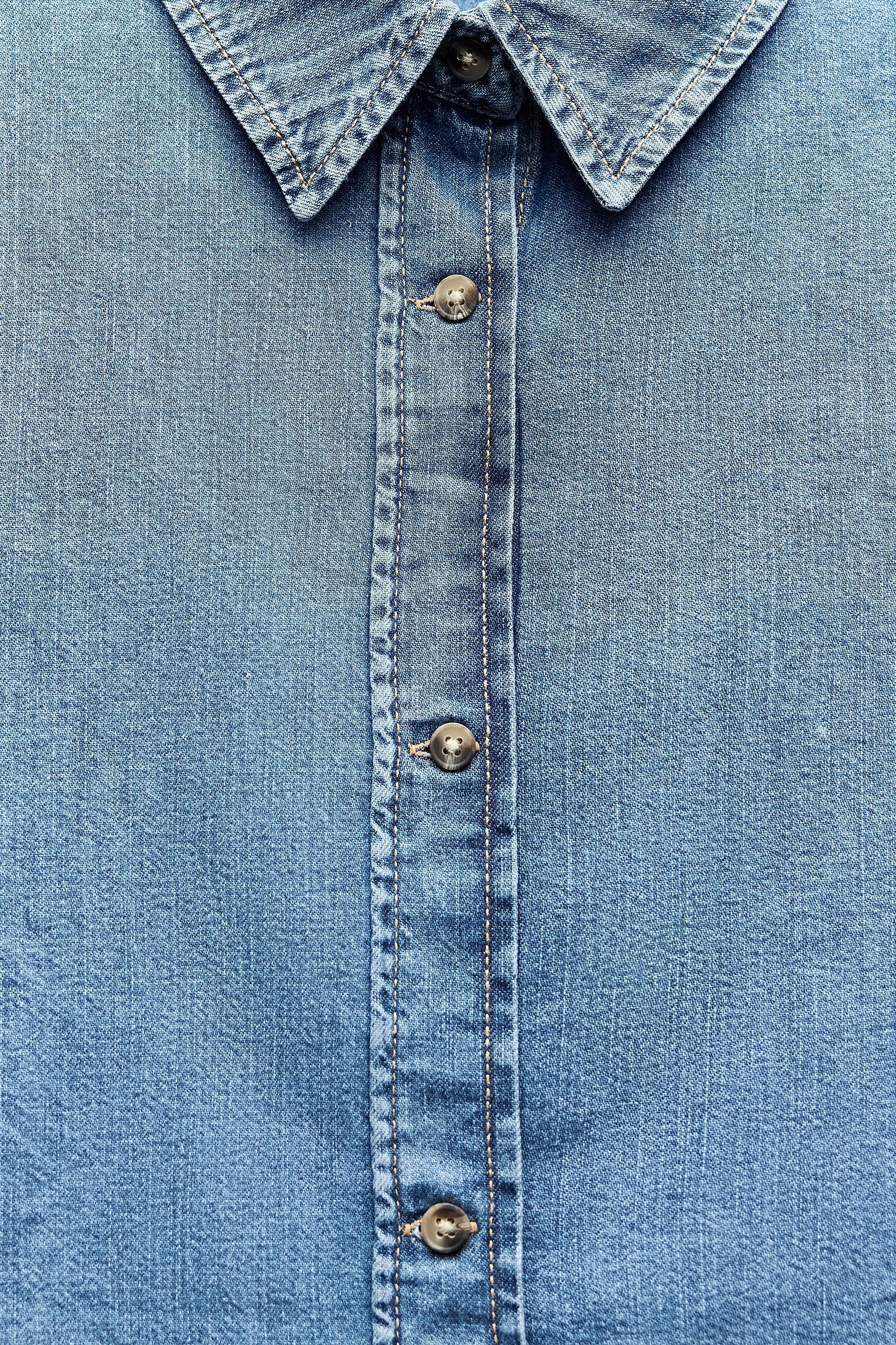 BASIC DENIM TRF SHIRT Product Image