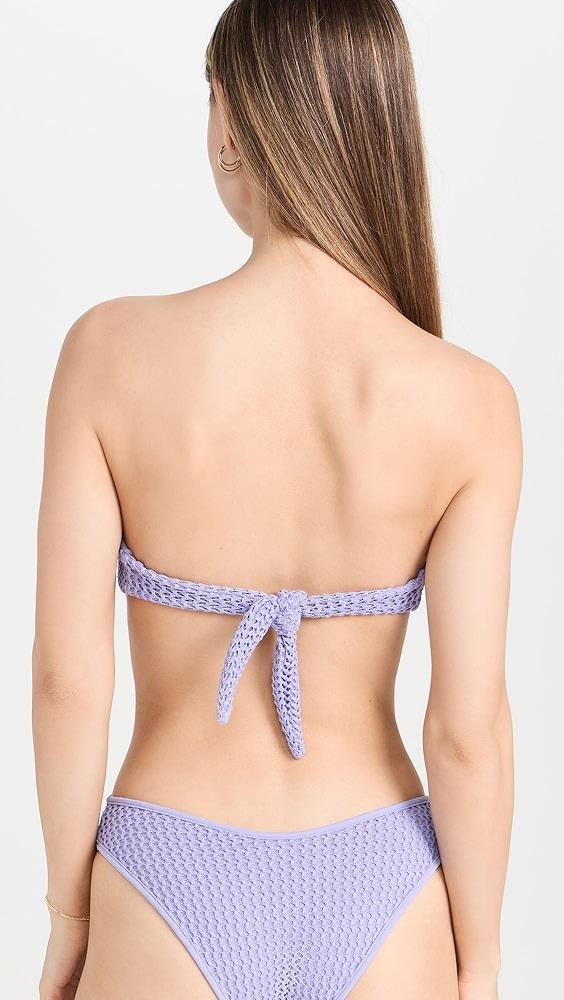 Montce Tori Ties Bandeau Bikini Top | Shopbop Product Image