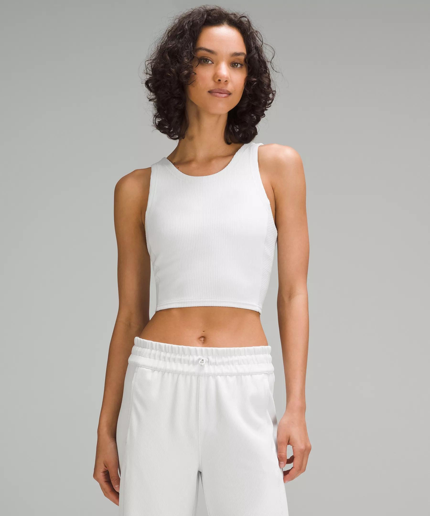 Ribbed Softstreme Cropped Tank Top Product Image