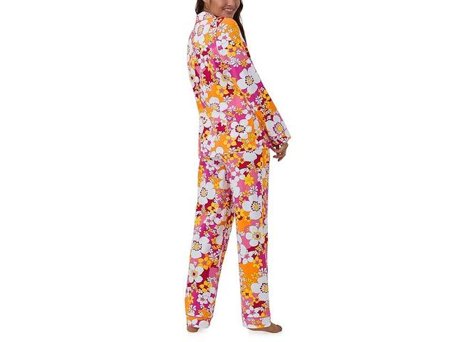 Bedhead PJs Trina Turk x Bedhead Long Sleeve Classic PJ Set (Bali Pink Floral) Women's Pajama Sets Product Image