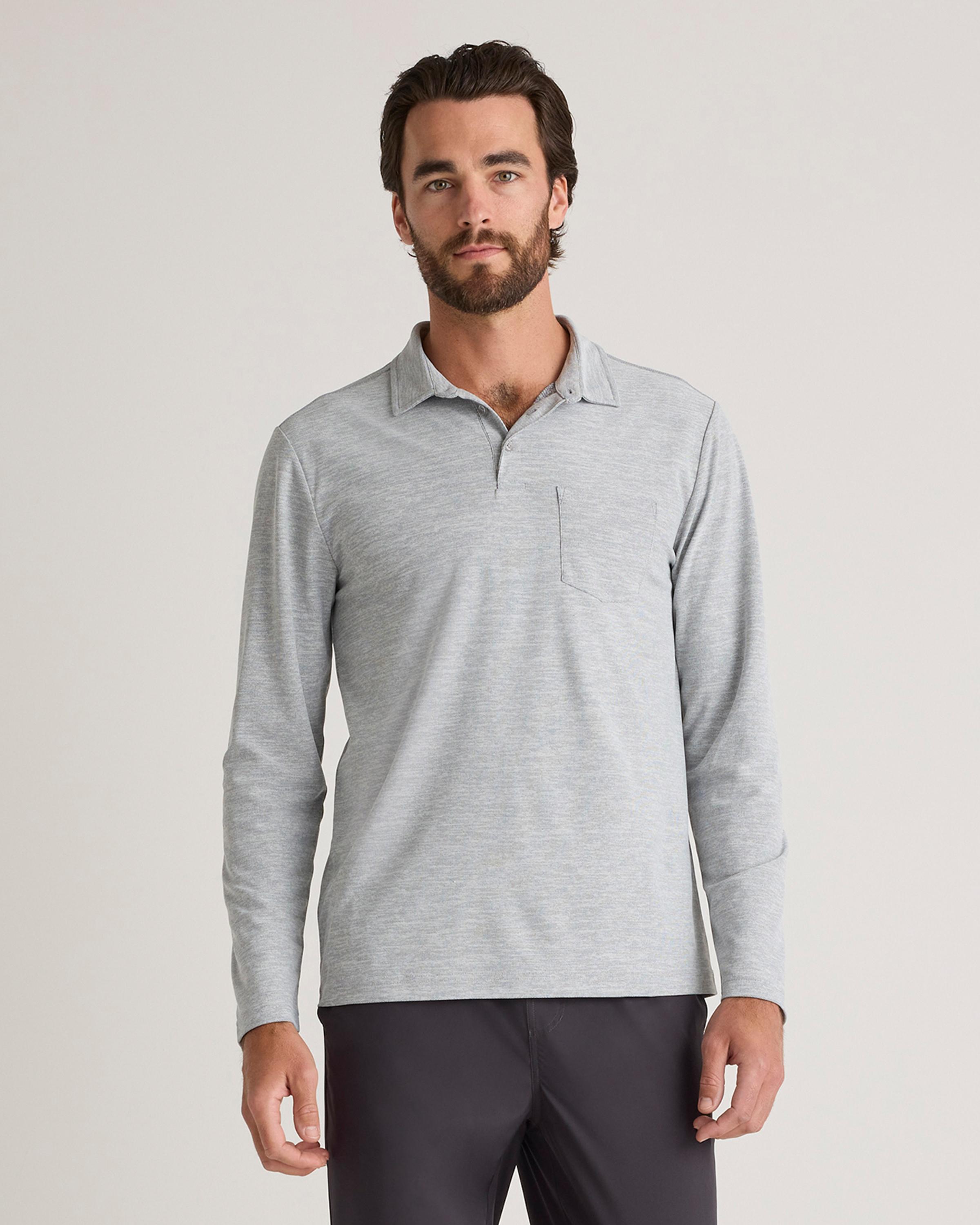 ProPique Performance Long Sleeve Polo Product Image