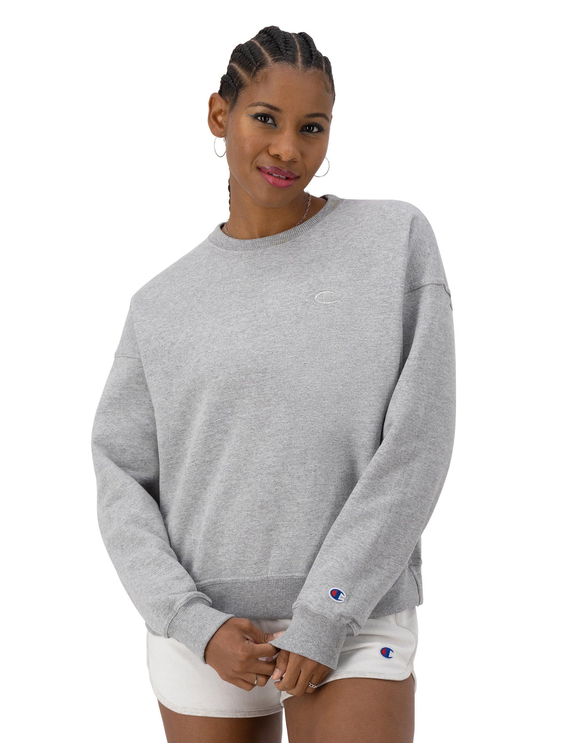 Womens Champion Powerblend Fleece Crewneck Sweatshirt Product Image