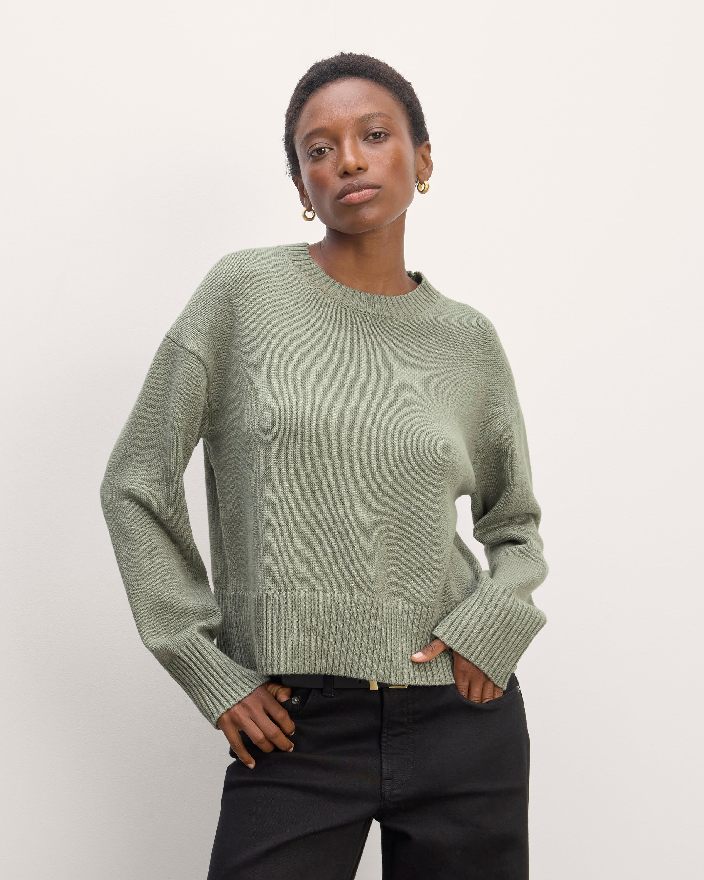 The Boxy Sweater in Everyday Cotton Product Image