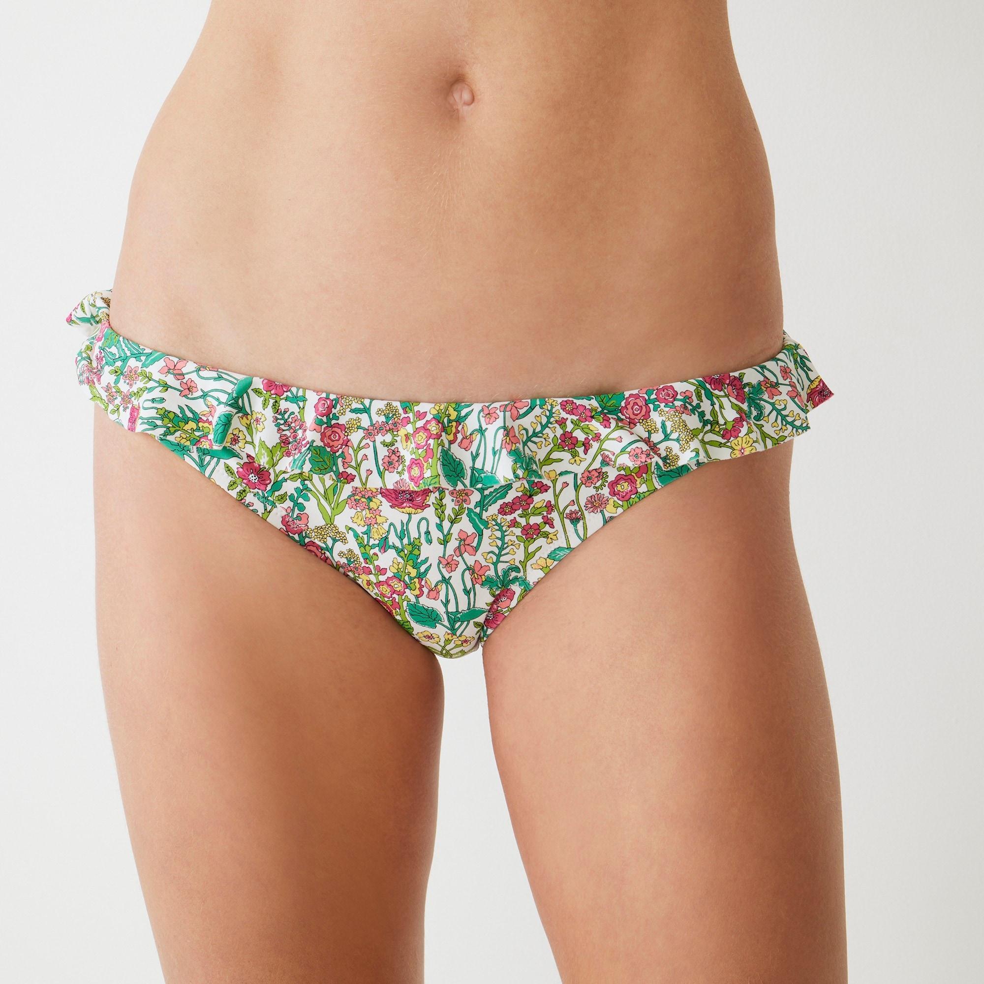 Ruffle bikini bottom in Liberty® fabric Product Image