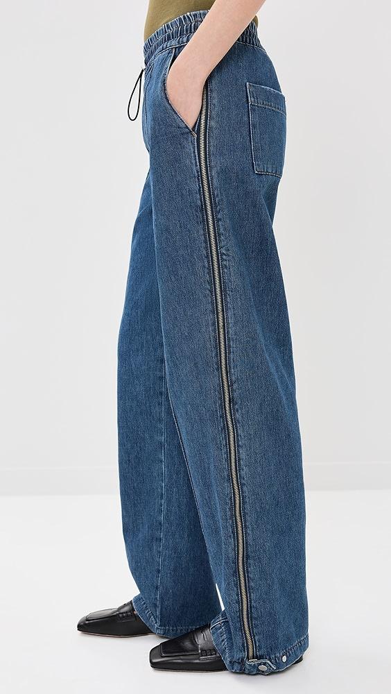 SIMKHAI Mila Side Gusset Jeans | Shopbop Product Image