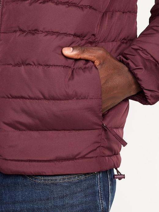 Water-Resistant Narrow-Channel Puffer Jacket Product Image