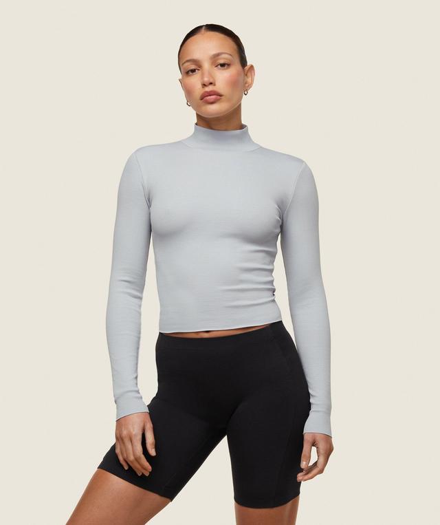 everywear Long Sleeve Ribbed Turtle Neck Product Image