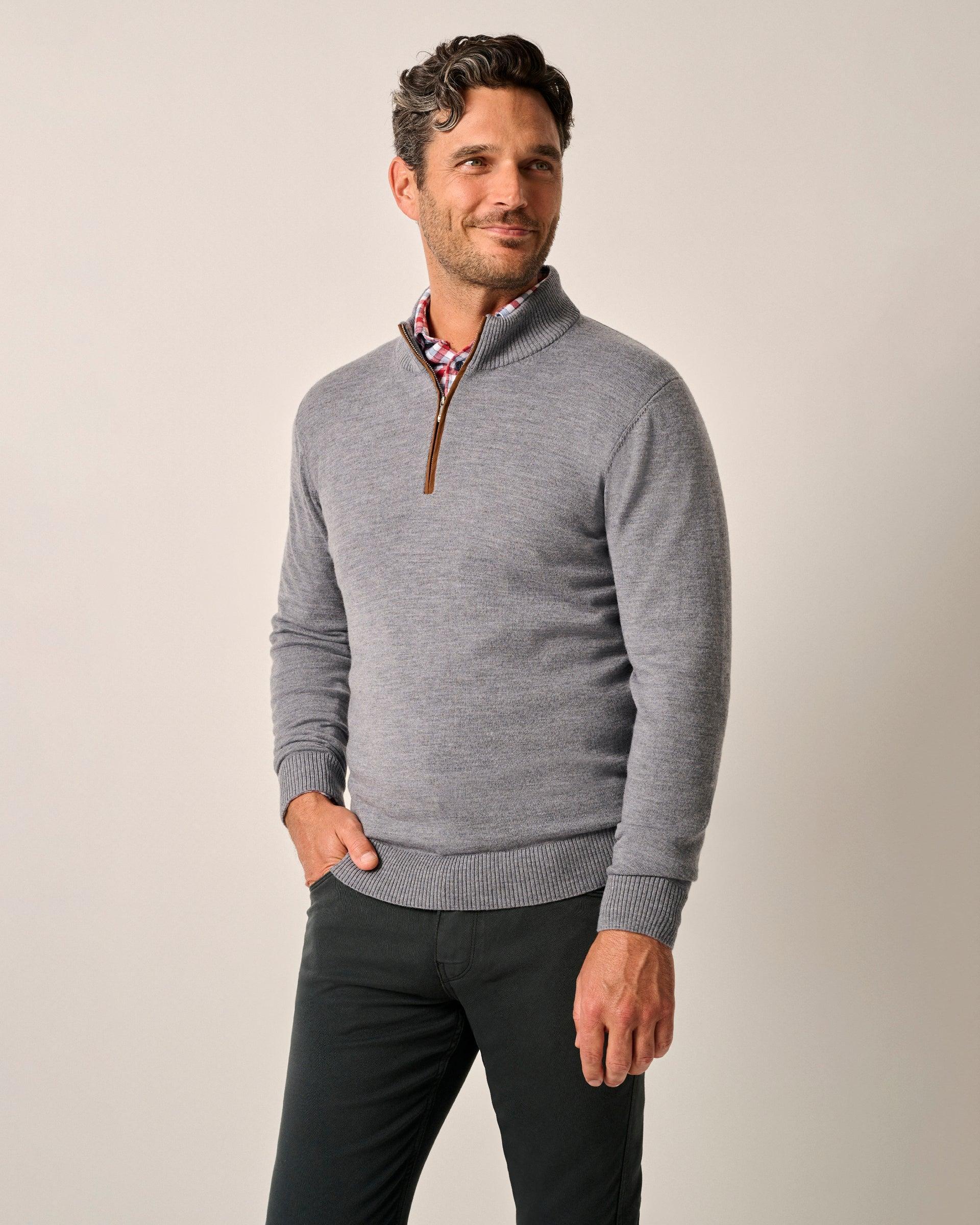 Raynor Merino 1/4 Zip Sweater Male Product Image