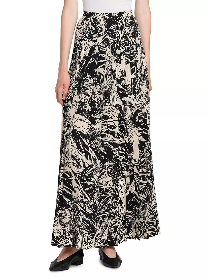 Clea Rainforest Silk Skirt Product Image