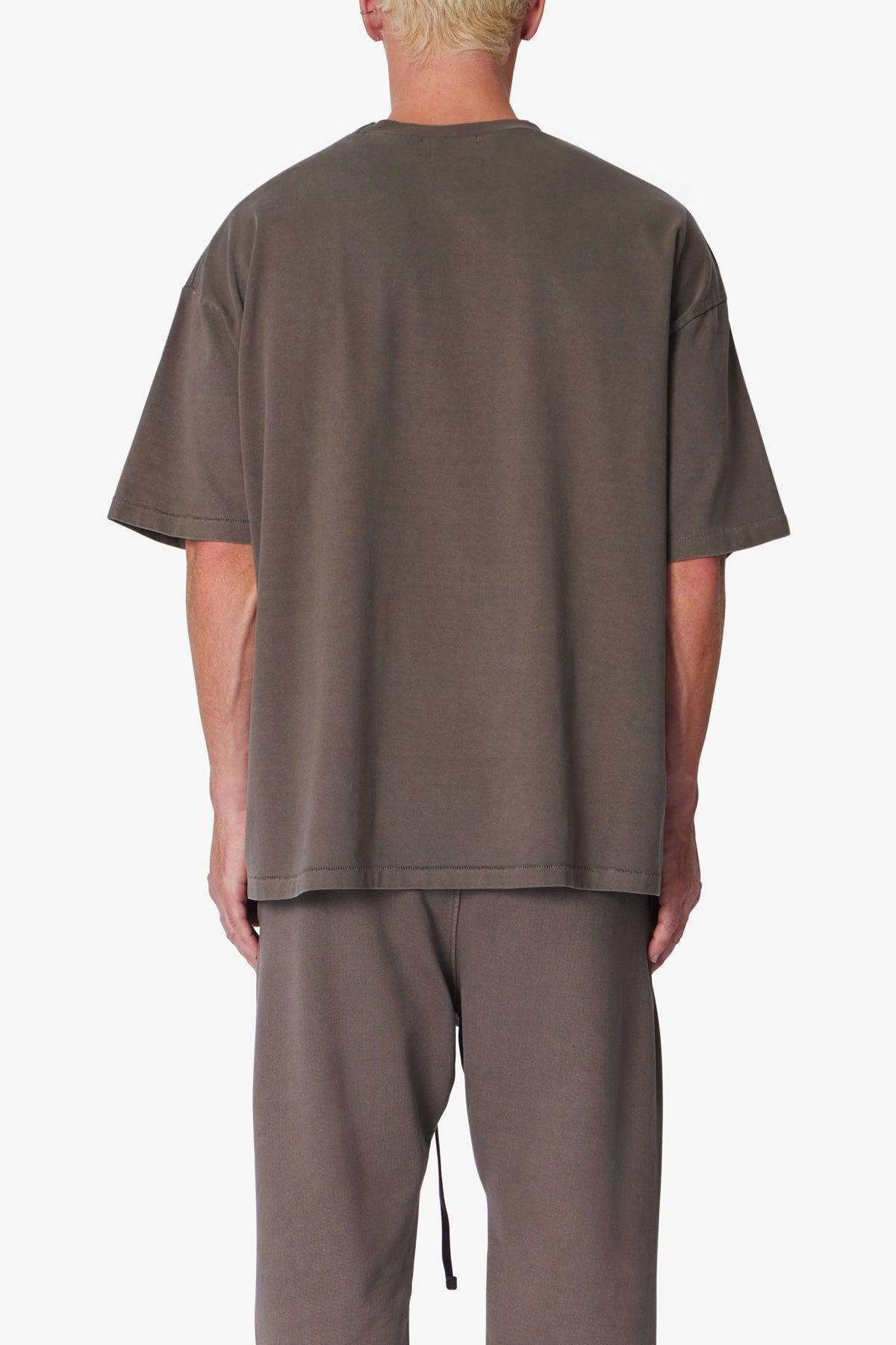 Heavy Every Day Boxy Tee - Muddy Grey Product Image