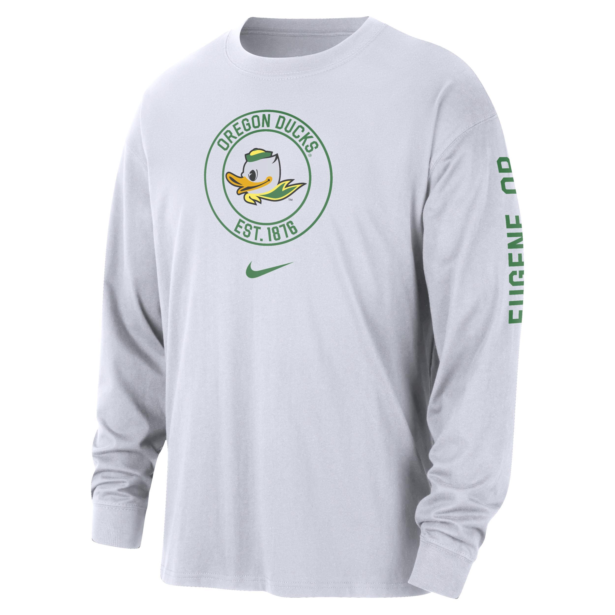 Oregon Max90 Nike Men's College Long-Sleeve T-Shirt Product Image