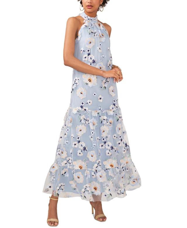 Women's Avianna Floral-Embroidered Maxi Dress Product Image