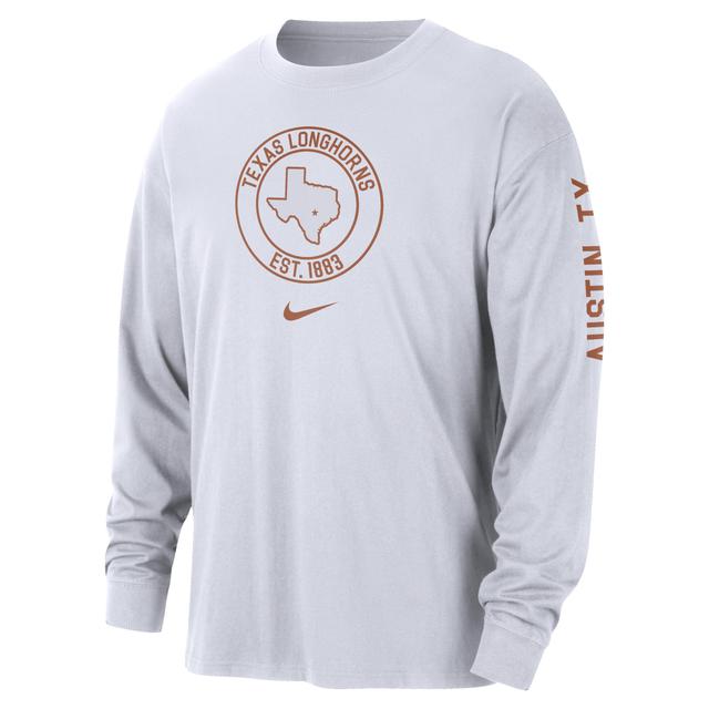 Texas Max90 Nike Men's College Long-Sleeve T-Shirt Product Image