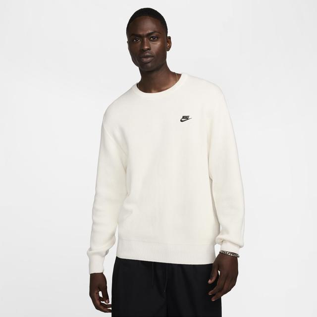 Nike Mens Club Crew-Neck Sweater Product Image