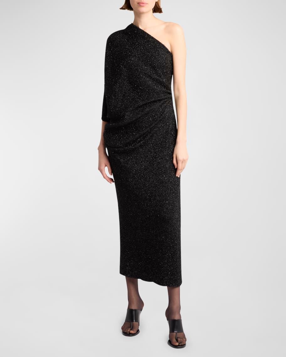 Dorota Asymmetric Draped Dress Product Image