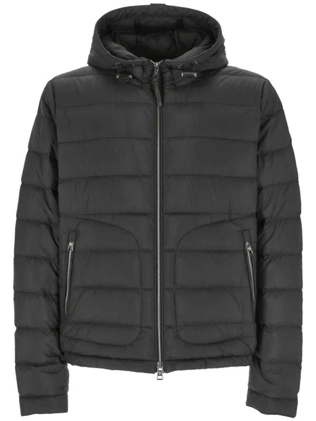 MONCLER Padded Zipped Jacket In Black Product Image