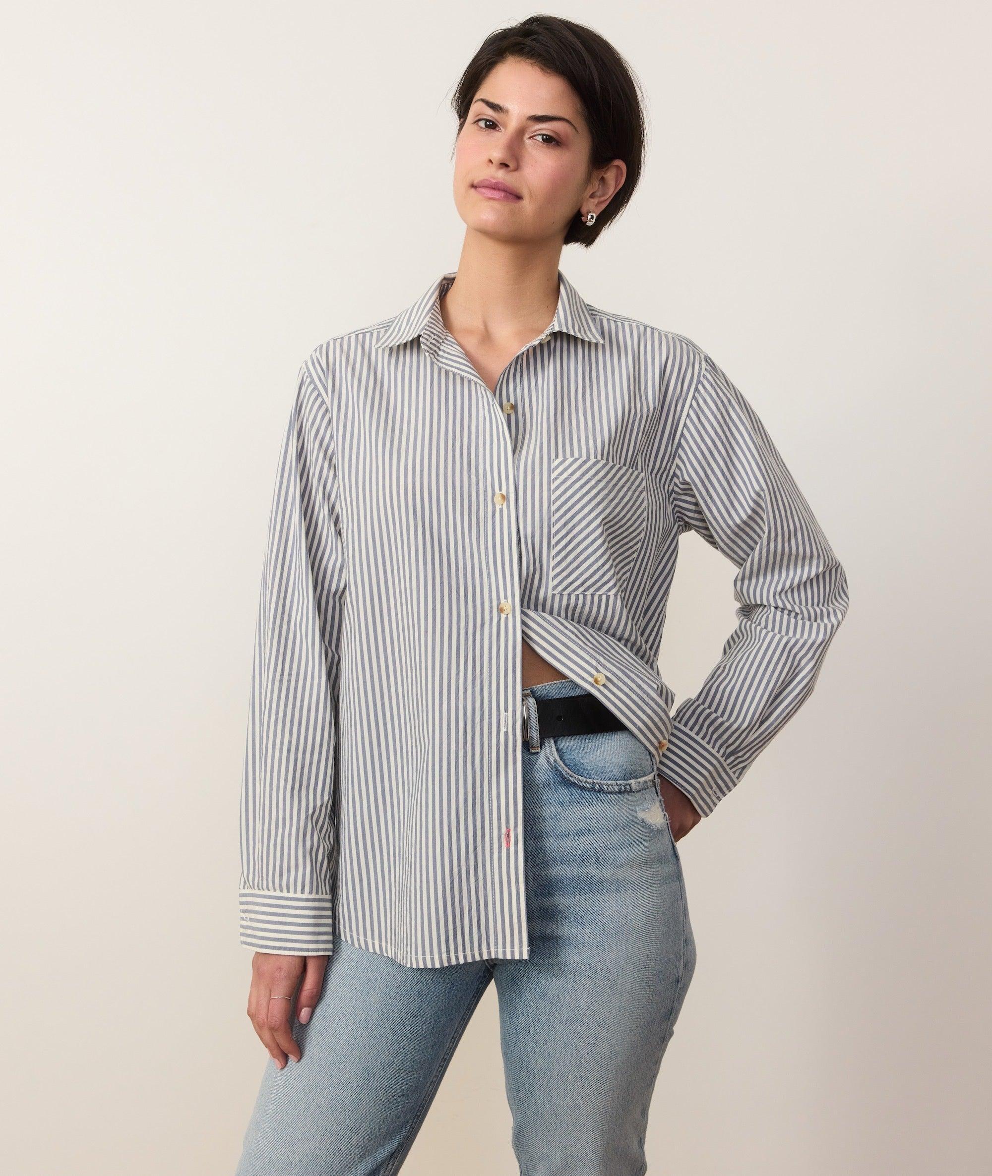 Jane Relaxed Shirt in Cali Poplin Product Image