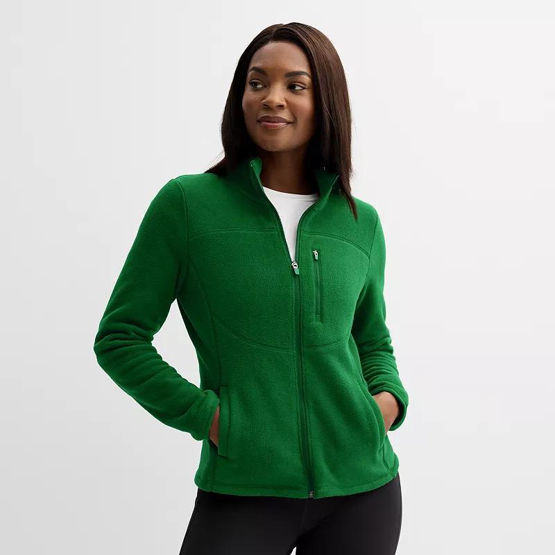 Womens Tek Gear Fitted Micro Fleece Full Zip Jacket Product Image