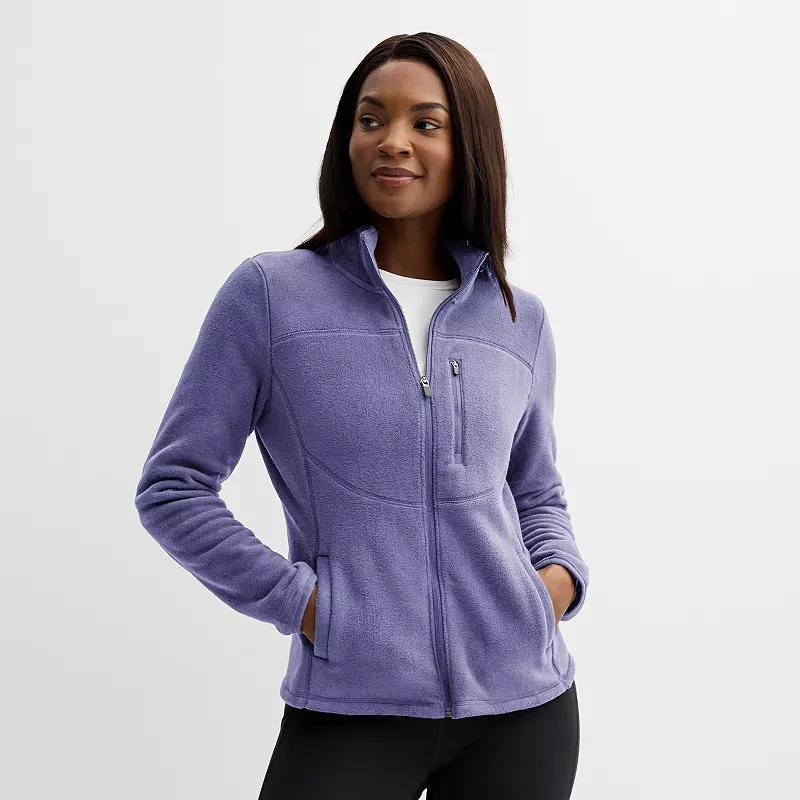 Womens Tek Gear Fitted Micro Fleece Full Zip Jacket Product Image