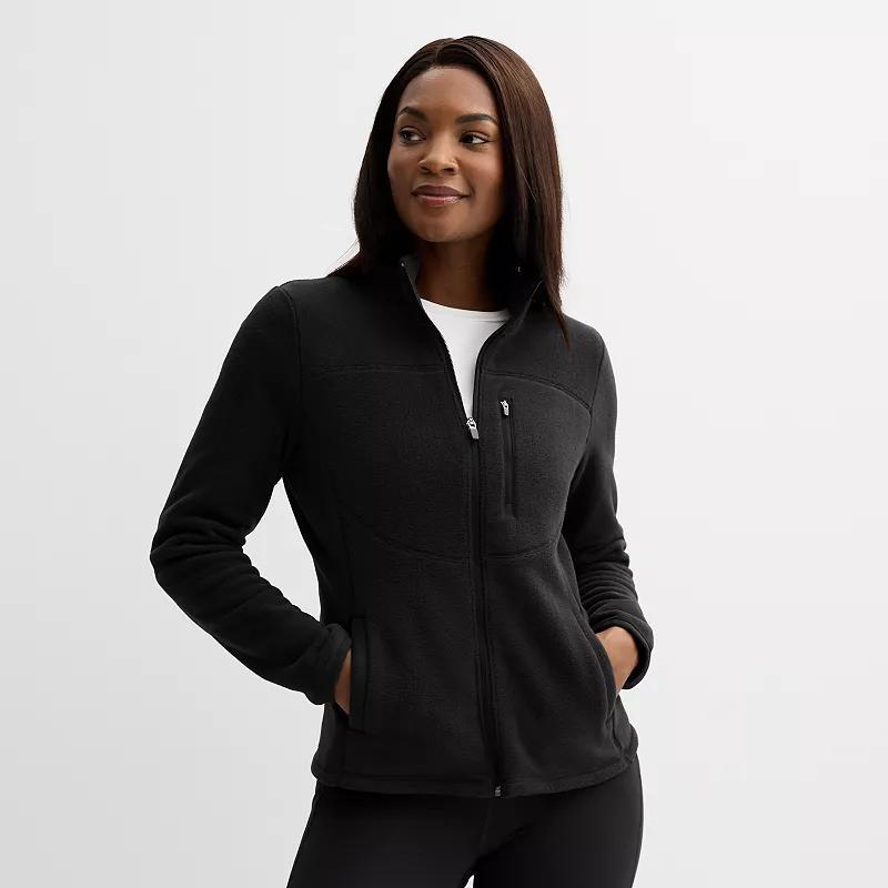 Womens Tek Gear Fitted Micro Fleece Full Zip Jacket Product Image