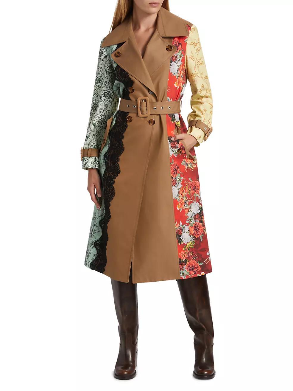 Keith Paneled Trench Coat Product Image