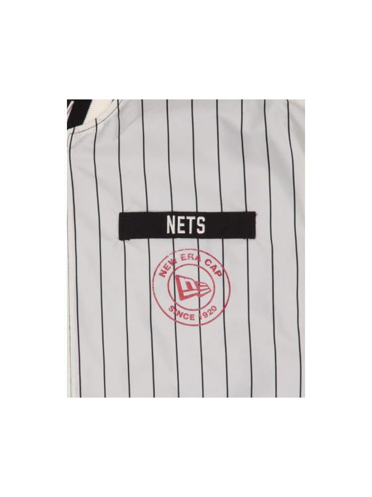 BROOKLYN NETS X ALPHA X NEW ERA L-2B BOMBER JACKET Product Image