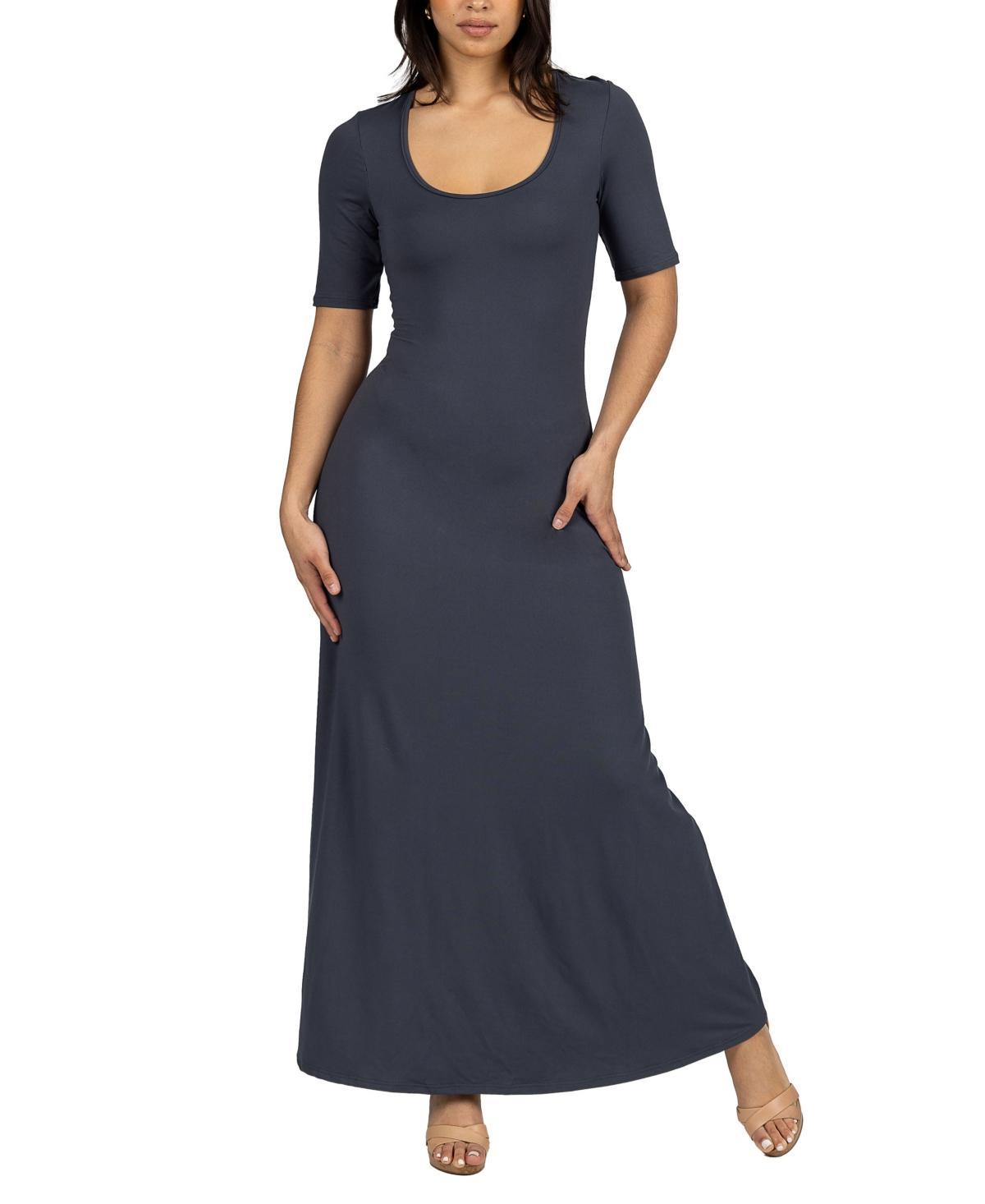 24seven Comfort Apparel Womens Casual Maxi Dress Product Image