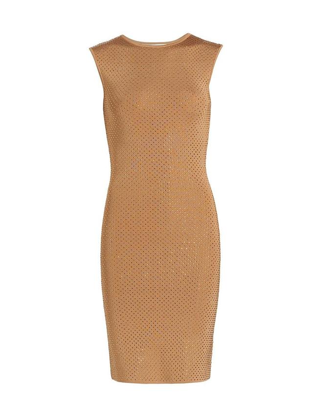 Womens Sasha Diamante Knit Minidress Product Image