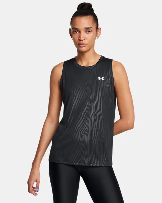 Womens UA Tech Emboss Tank Product Image