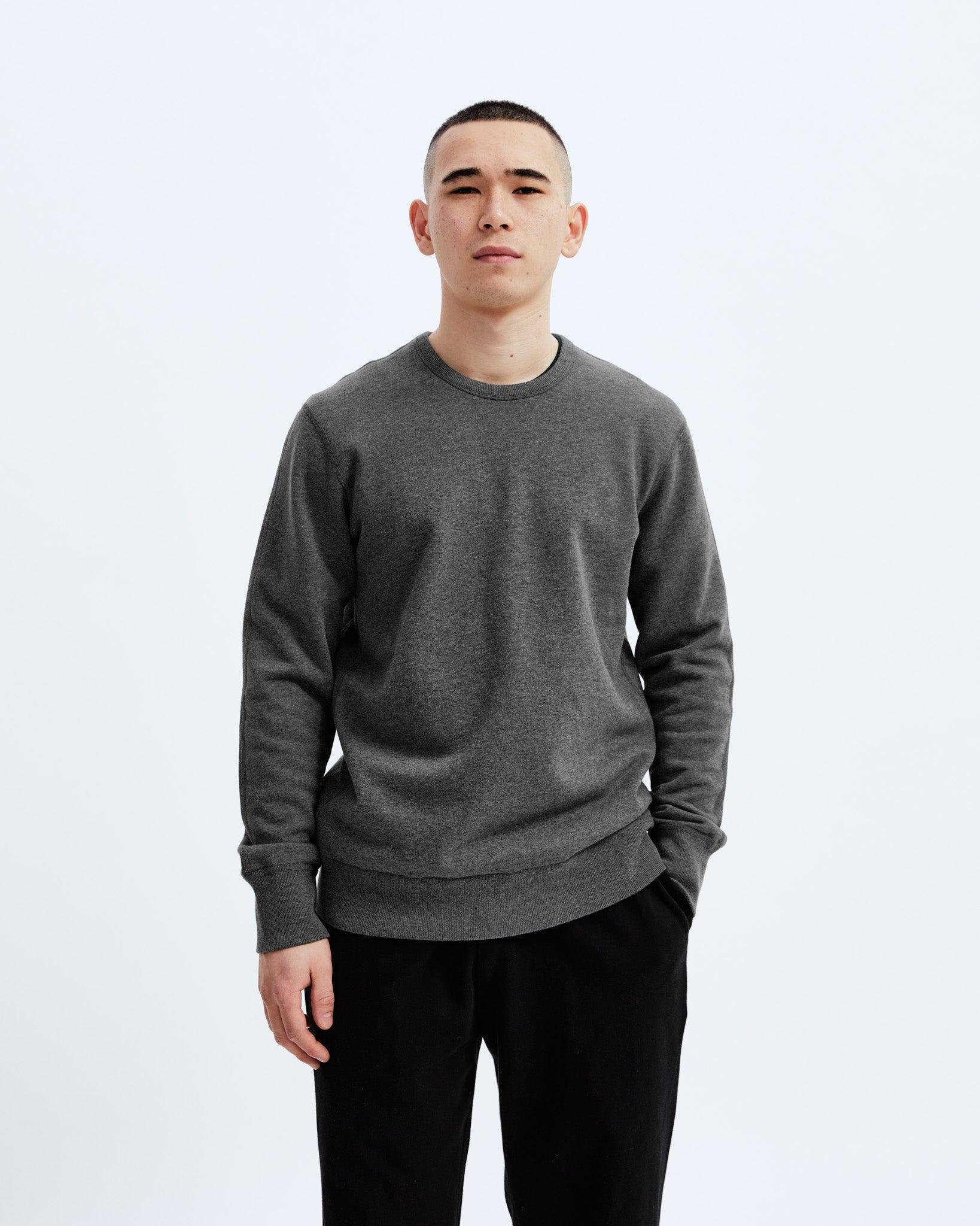 Midweight Terry Slim Crewneck Male Product Image