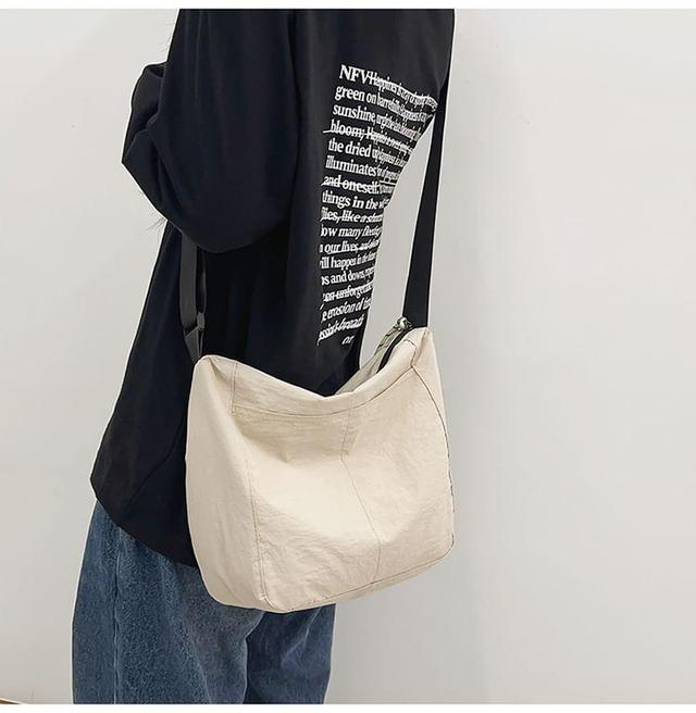 Plain Nylon Crossbody Bag Product Image