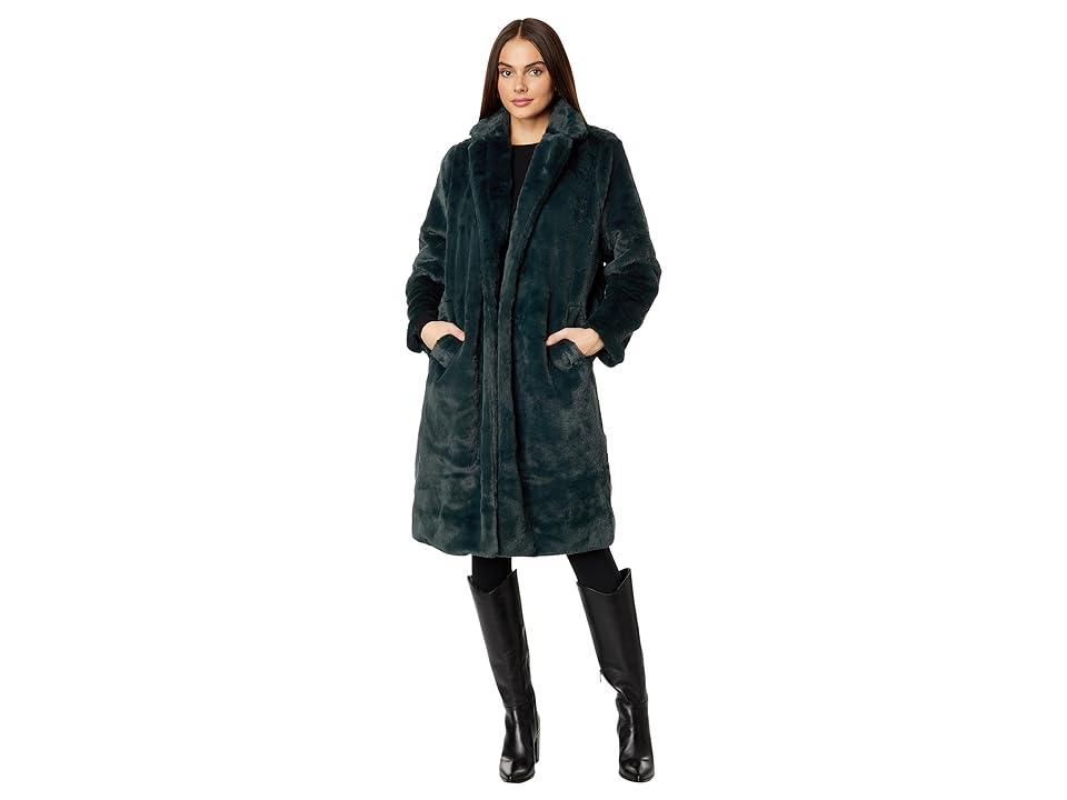 Splendid Mikaela Faux Fur Coat (Balsam) Women's Clothing product image