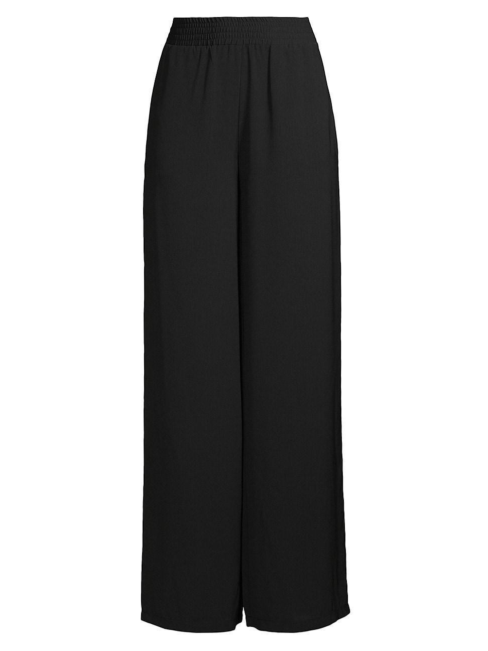 Womens Elasticized Wide-Leg Pants Product Image