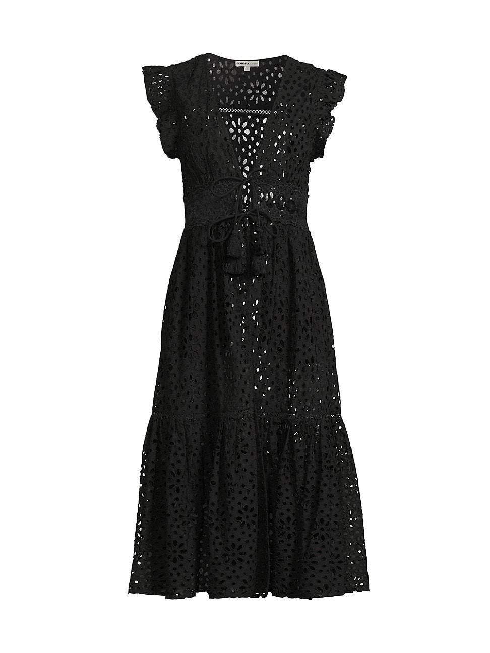 Womens Lauren Eyelet Cover-Up Dress product image