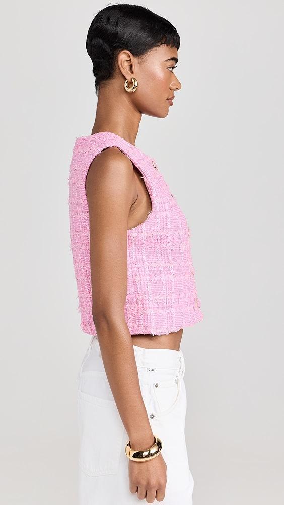 endless rose Tweed Shirt Vest | Shopbop Product Image