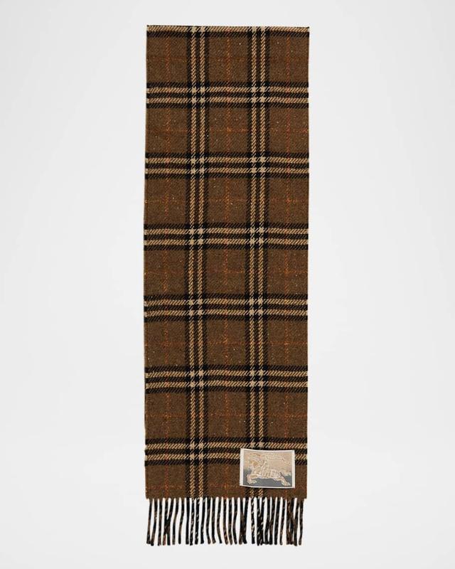 Men's Reversible Check to Herringbone Scarf Product Image