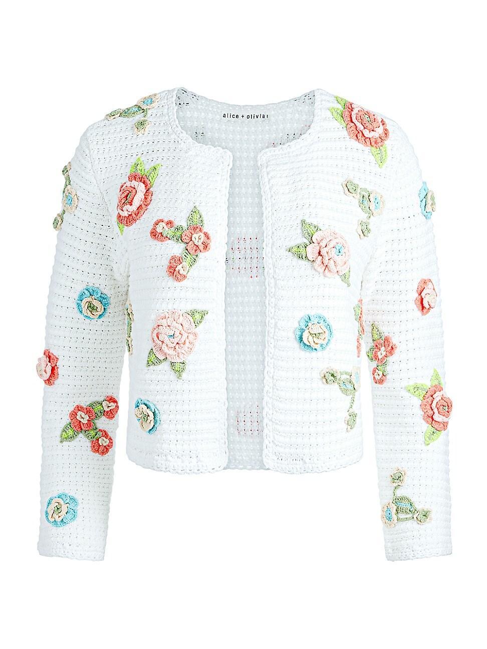 Womens Anderson Floral Appliqu Cardi product image