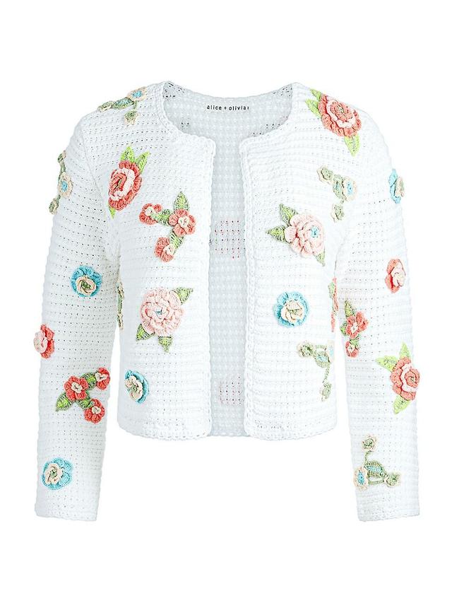 Womens Anderson Floral Appliqu Cardi Product Image