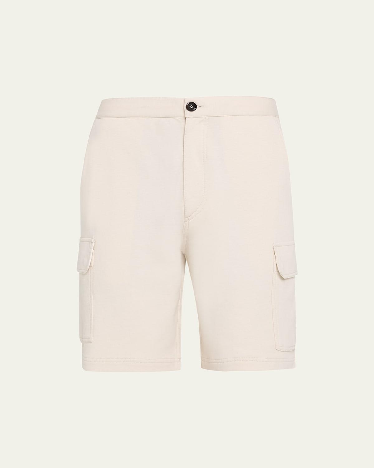 Mens Cotton-Blend Travel Cargo Shorts Product Image