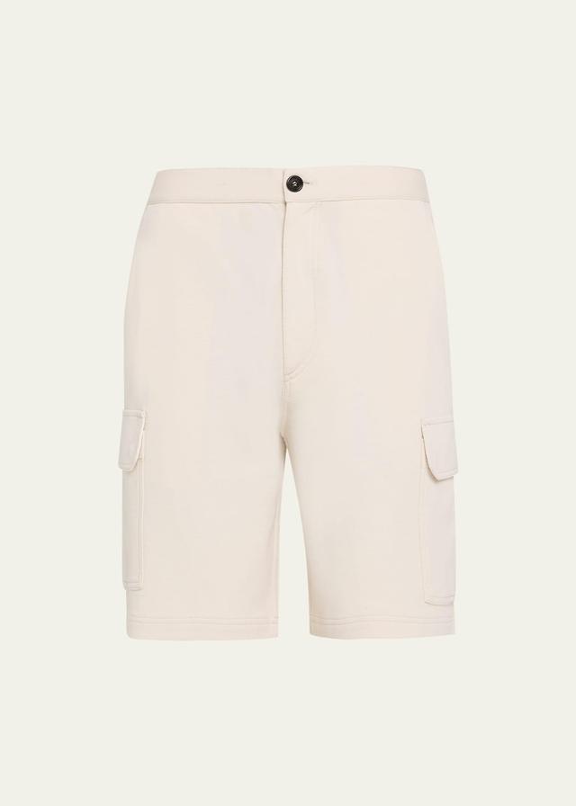 Mens Cotton-Blend Travel Cargo Shorts Product Image