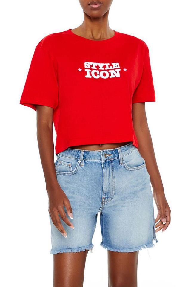 Style Icon Graphic Cropped Tee | Forever 21 Product Image