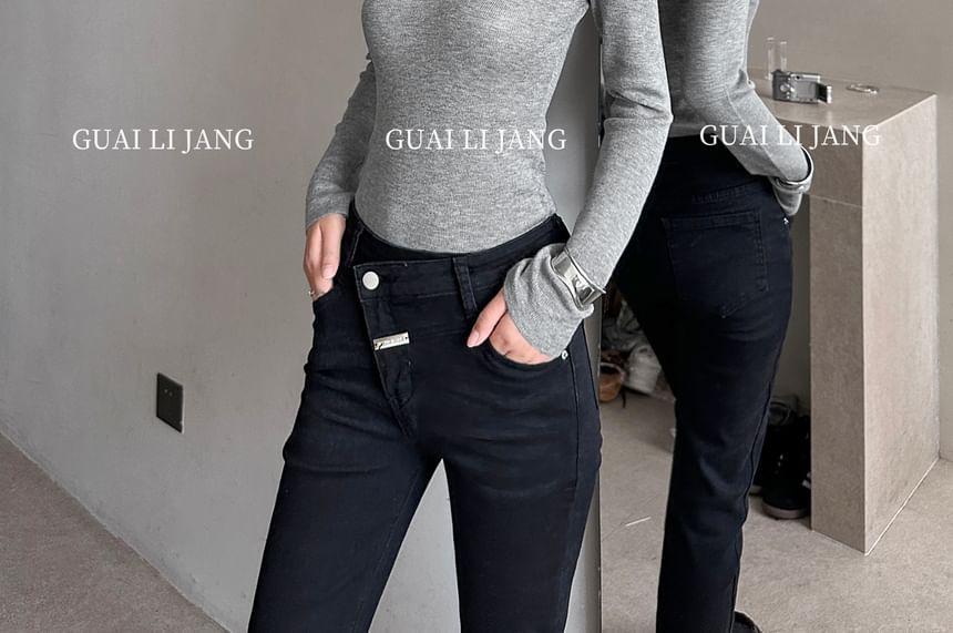 High Rise Flared Jeans Product Image