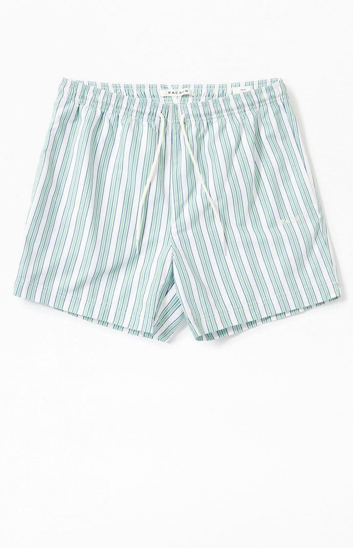 Men's Stripe 4.5" Swim Trunks Product Image