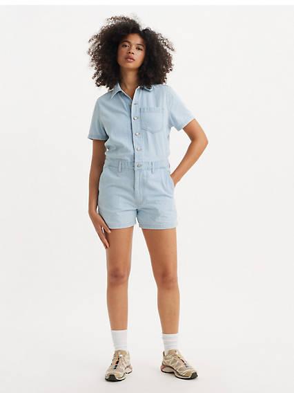 Levis Heritage Short Sleeve Romper - Womens Product Image