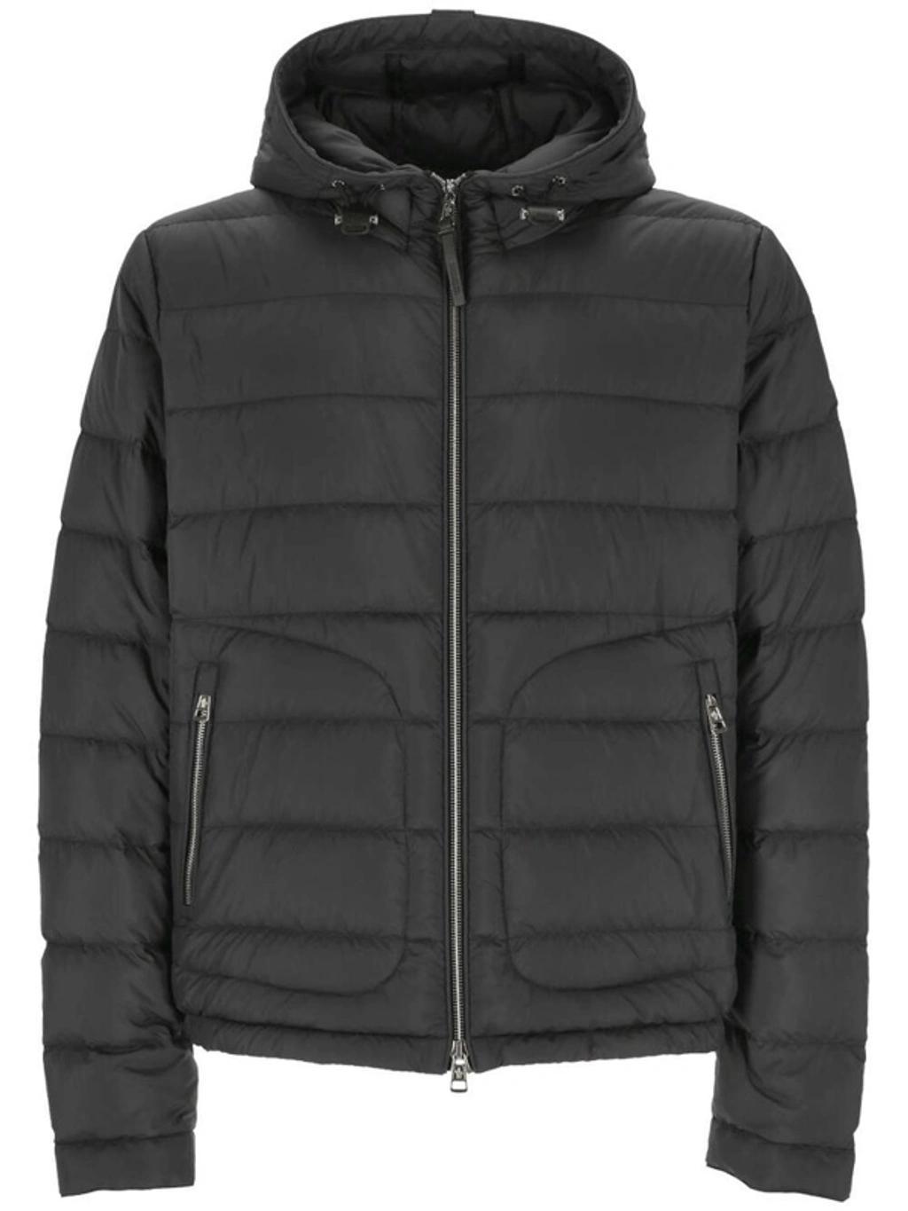 MONCLER Padded Zipped Jacket In Black Product Image