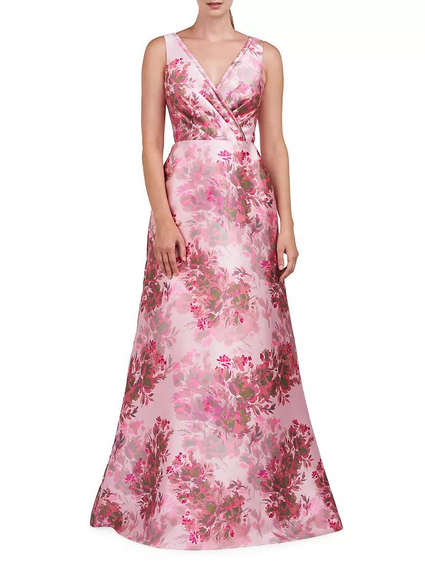 Opal Rose Mikado Gown Product Image