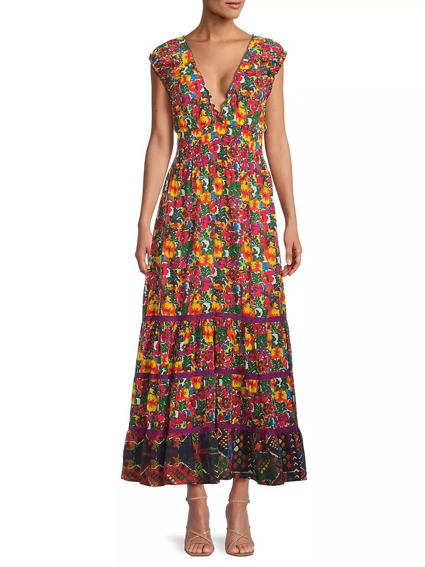 Hilda Floral Tiered Maxi Dress Product Image